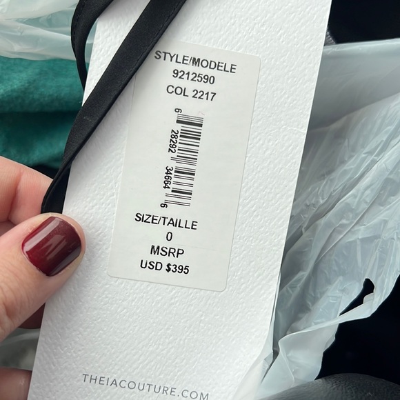 Love by Theia Tiered Cocktail Dress - Picture 3 of 3